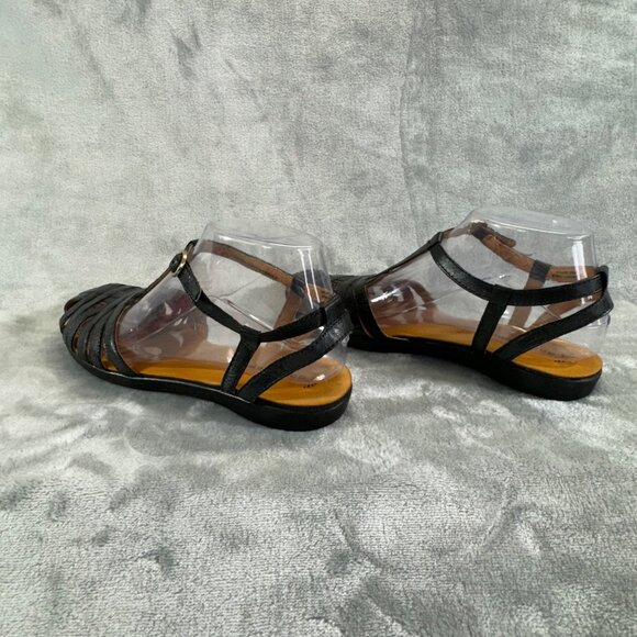 Baretraps Womens Shoes 6.5M  Ellary Black buckeled strap Sandals - Picture 11 of 16